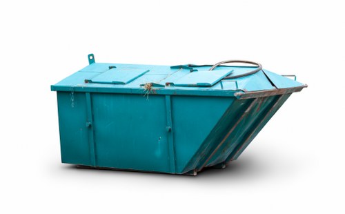 Waste collection crew preparing for a commercial rubbish removal job