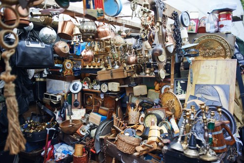 Garage clearance team sorting items in Greenwich